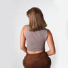 Peluca de encaje MOCHA LUXE 2x4 con flequillo (envío en 3 días hábiles)
